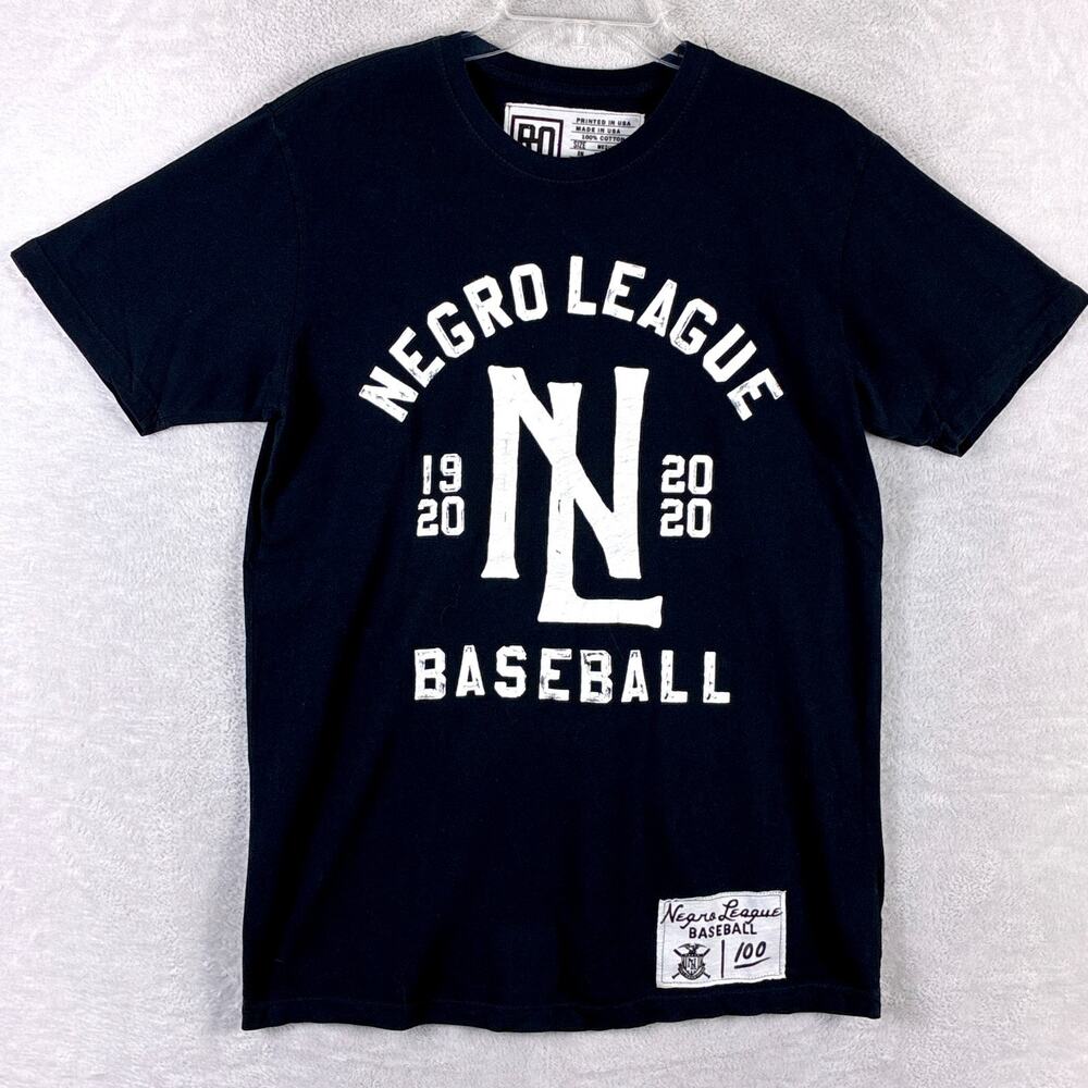 Roots Of Fight Tshirt Mens M Black White Negro League Baseball Jackie Ltd Ed USA